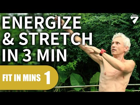 3-Minute Energizing Full-Body Stretch for Everyone (Follow Along) FIT IN MINUTES