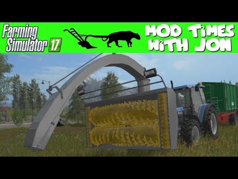 FARMING SIMULATOR 17 MOD TIMES WITH JON: SILAGE CUTTER V3 1