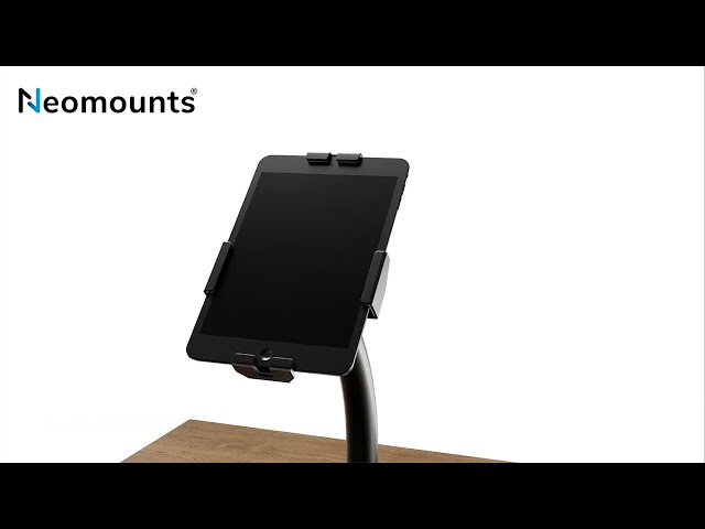 Vidéo teaser pour Neomounts DS15-625BL1 countertop tablet holder - tilt & rotatable