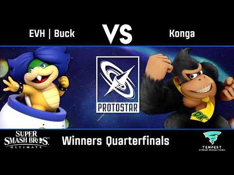 EVH | Buck (Bowser Jr.) vs Konga (Donkey Kong) - Winners Quarterfinals - Protostar #11