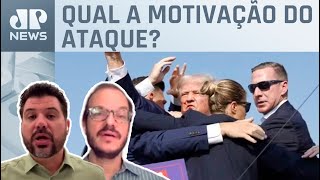 Houve falha na segurança no comício de Trump? Acácio Miranda e Paulo Velasco comentam