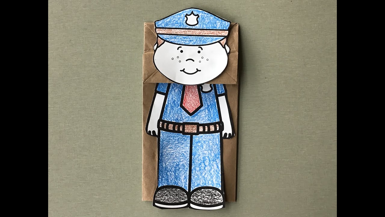 Community Helpers Police Officer Craft