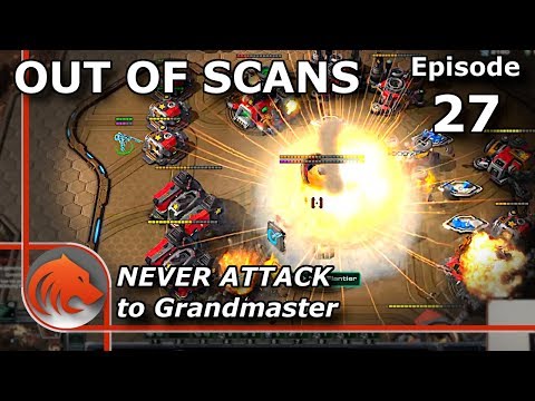 StarCraft 2: EMPing the Command Centers = No Scans! - Never Attack to Grandmaster