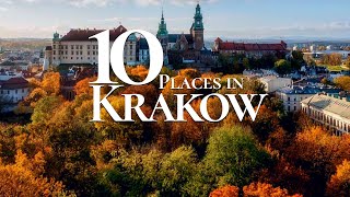 10 Most Beautiful Places to Visit in Krakow Poland 2023 🇵🇱 | Krakow Travel Video