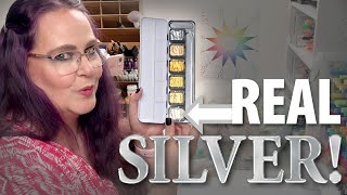 Coloring with REAL Silver! [My Most Expensive Art Product to Date]