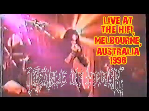 Thumbnail for 115) CRADLE OF FILTH - Live At The Hi Fi, Melbourne, Australia (12th December 1998) (RARE SHOW!) by J.O.E., Les Smith, Gian Pyres, R.E.M., Stuart Anstis, Nicholas Barker, The Band, Dani Filth, Cradle of Filth, Y&T