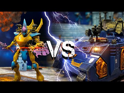 CRAFTWORLD IYANDEN vs ULTRAMARINES Warhammer 40k 9th edition Battle Report 1500 points