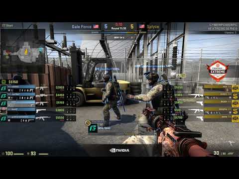 Gale Force Esports vs. Splyce (Ro8) - CyberPowerPC CS:GO $25K Winter Invitational Map 2
