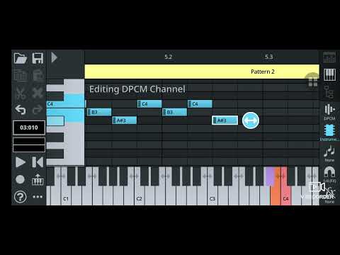 My famistudio song (loading files for DPCM & making the DPCM track)