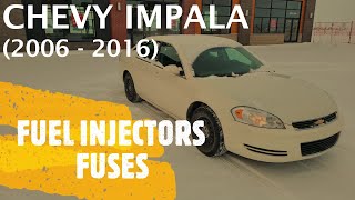 Chevrolet Impala - FUEL INJECTORS FUSE LOCATION (2006 - 2016)