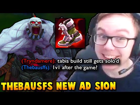 TheBausffs New AD Sion Build that makes ENEMY TRYNDMARE CRY IN ALL CHAT