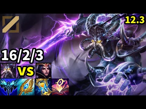 Kassadin Mid vs LeBlanc - KR Master | Patch 12.3
