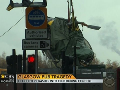 Glasgow pub tragedy: Helicopter crash kills nine