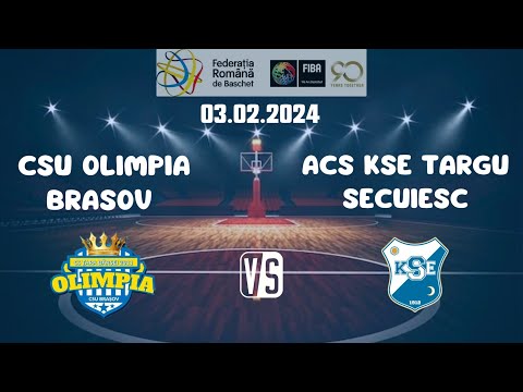 CSU Olimpia Brasov - KSE Tg Secuiesc/3 02 2024/U14/Campionat national. baschet feminin/Scor 56-87