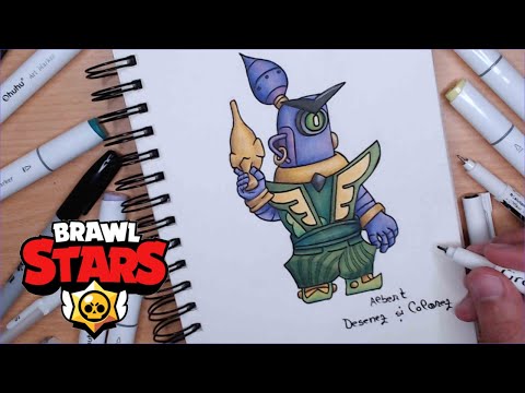 Easy DRAWING Tutorial for Beginners | GUARD RICO - Brawl Stars #05
