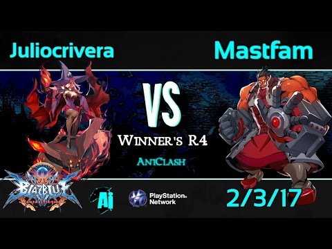 AniClash 58 - Juliocrivera (Nine) vs. Mastfam (Tager) Winner's R4 - BBCF Blazblue CF
