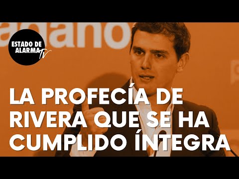 La profecía que hizo Albert Rivera en 2017 y que se ha cumplido íntegra: “Ríase…”