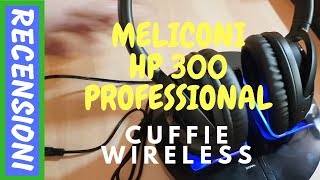 Meliconi HP 300 Professional - Cuffie Stereo Wireless con base di ricarica
