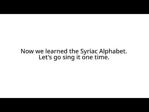 The Syriac Alphabet Song (ft. My TVOKids Letters/Latinified)