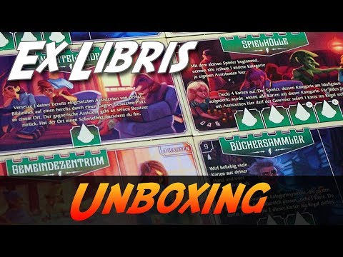 Ex Libris - Brettspiel Unboxing [deutsch] | Abenteuer Brettspiele