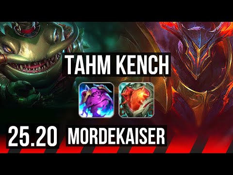 TAHM KENCH vs MORDEKAISER (TOP) | Godlike | KR Master | 25.20
