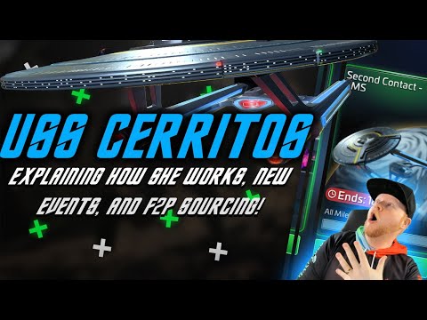 USS Cerritos | How she works, F2P Sourcing, & Explaining events | STFC first bard/support ship