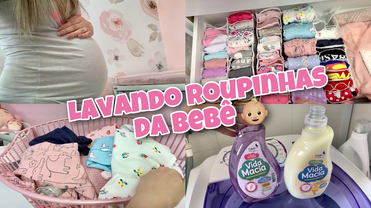 LAVANDO ROUPINHAS DA BEBÊ