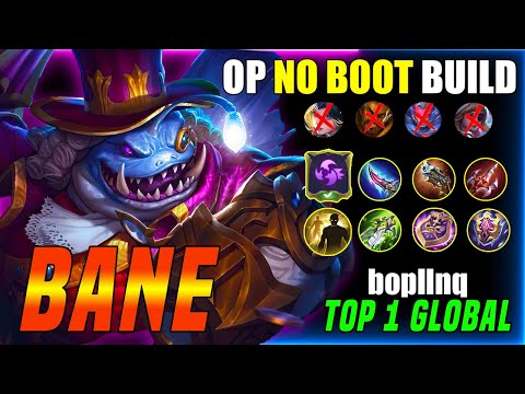 Bane Overpowered No Boot Build! | Bane Best Build 2021 | Top 1 Global Rank Bane By bopllnq | MLBB