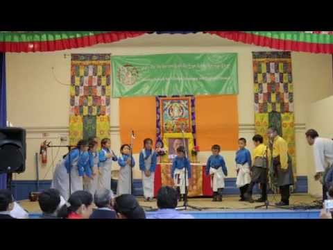 Tsethang Gangla - A dance from junior students