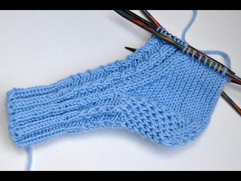 Knitting socks * Sock course #7 * Classic heel reinforced
