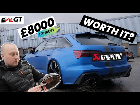 £8000 FOR A C8 AUDI RS6 AKRAPOVIC TITANIUM EXHAUST?! WORTH IT?