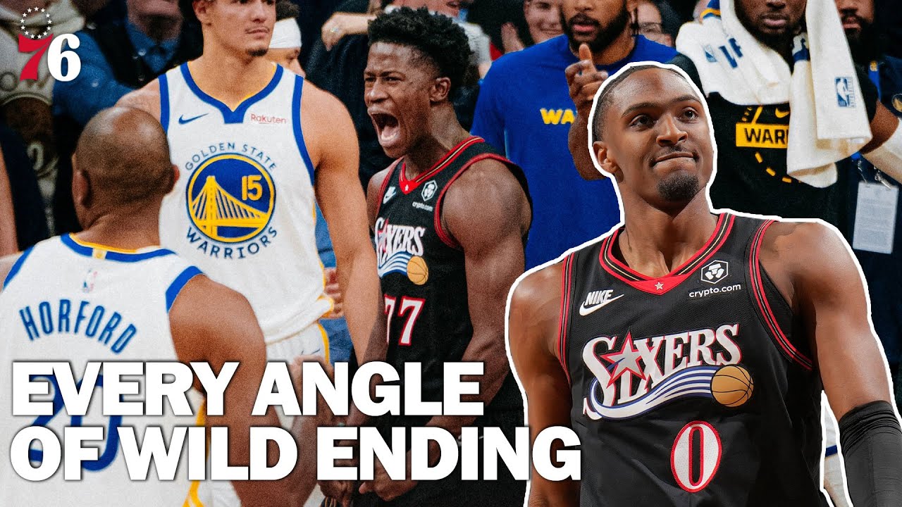 Every Angle of WILD Sixers Ending