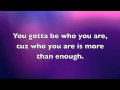 love yourself - Julianne Hough lyrics 