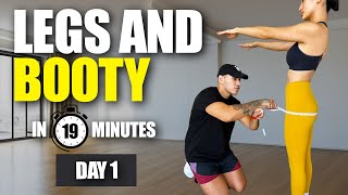 Day 1 - Legs and Booty Work Out For Beginners / Home Work out