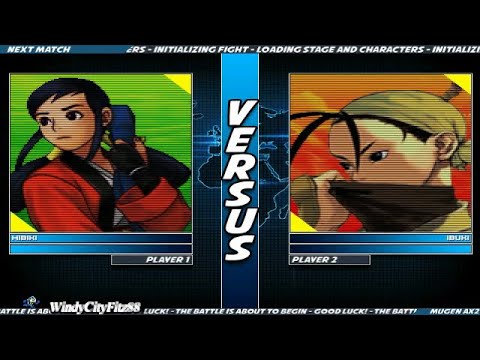 WindyCityFitz88 Mugen Battles | Hibiki Takane (The Last Blade) vs Ibuki (SF3) - Waifu Battles #6