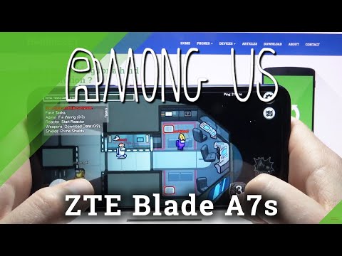 Gaming Quality Test on ZTE Blade A7s - Among Us Gameplay