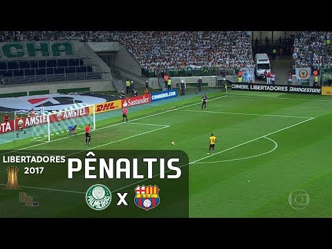 Disputa por pênaltis - Palmeiras x Barcelona (EQU) - Libertadores 2017 - Globo HD