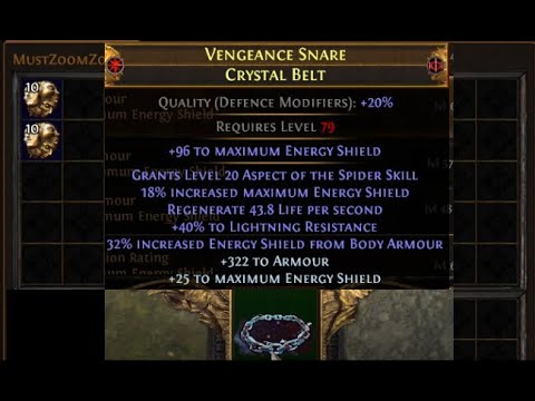 POE: 30 Second Guide to Crafting a 15ex+ Crusader/Shaper Belt (🟦difficult)