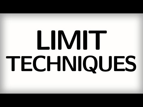 2.19 Überblick über grundlegende Techniken zur Berechnung von Grenzwerten