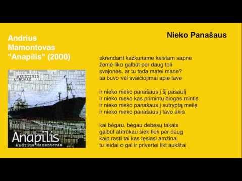 Andrius Mamontovas - Nieko Panašaus