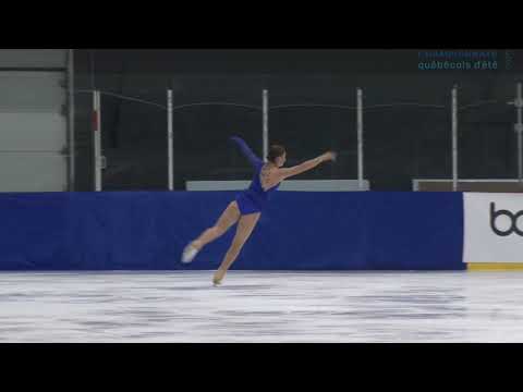 Uliana Shiryaeva SP Championnats quebecois d'ete 2025