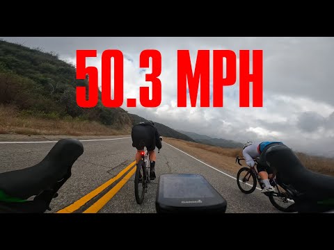 50MPH/80KMH In The Rain On A Bicycle!