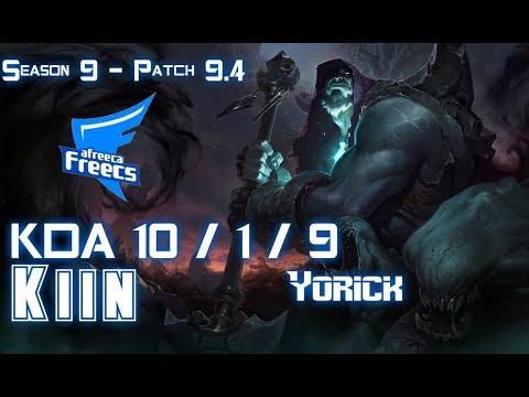 AFs Kiin YORICK vs VLADIMIR Top - Patch 9.4 KR Ranked