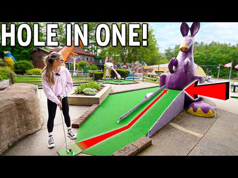 We Found an AWESOME Old School Mini Golf Course!