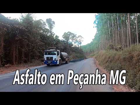 Asfalto novo na MG-314: Peçanha a Coroaci!