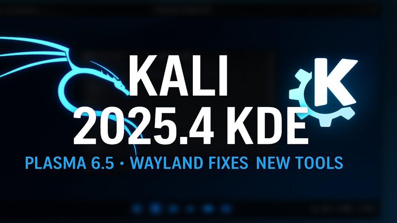 🔥 Kali Linux 2025.4 KDE Plasma Review – Plasma 6.5, Wayland Fixes & New Tools Explained
