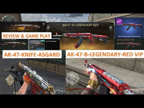 CROSSFIRE PH AK-47-KNIFE-ASGARD VS AK-47-B-LEGENDARY-RED VIP