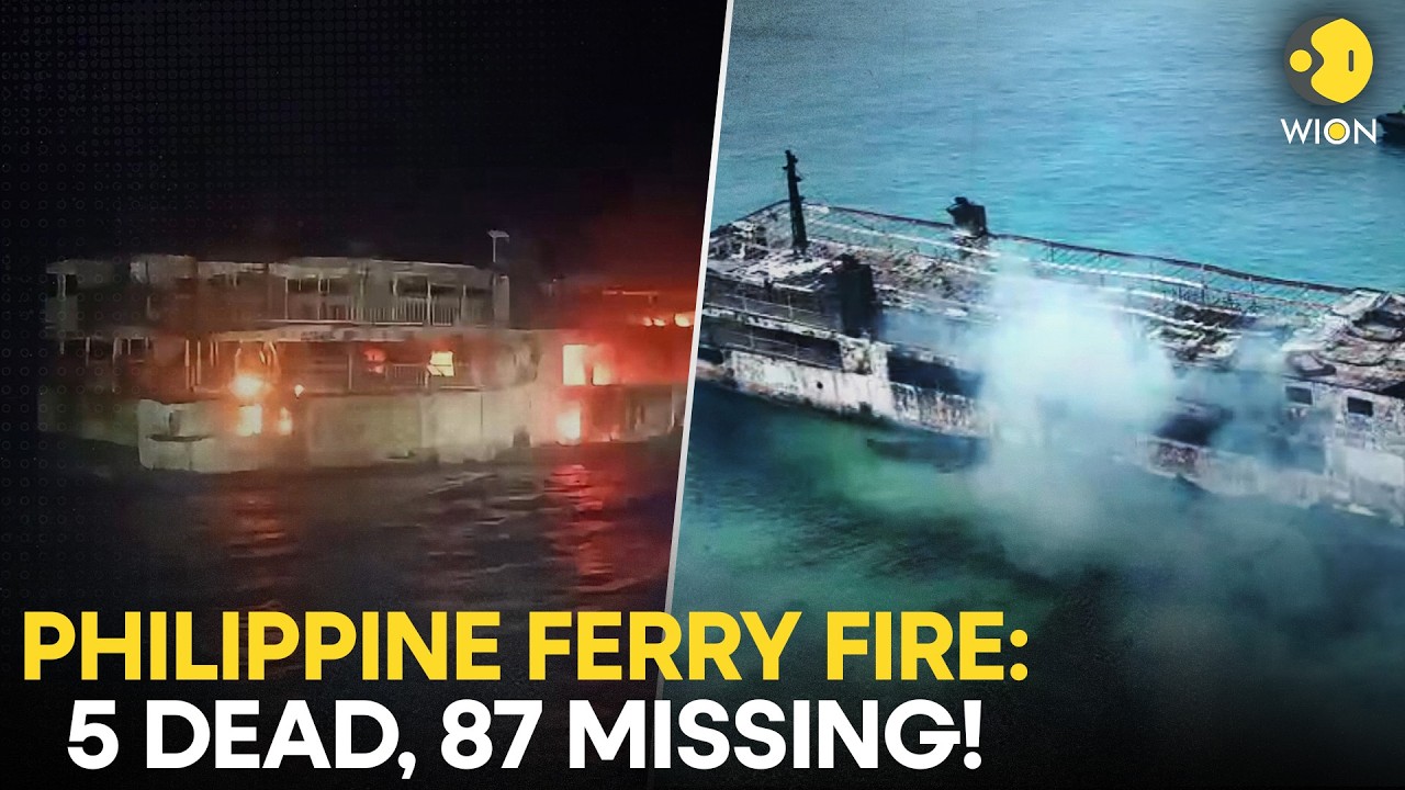 Philippines Deadly Tragedy at Sea: At Least 5 Dead, 87 Missing As Ferry Catches Fire | Originals