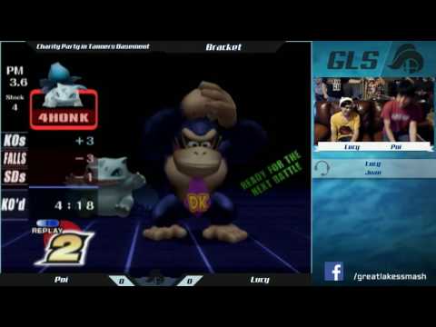 Charity Party in Tanner's Basement - Poi (Ivysaur) vs. Lucy (DK)