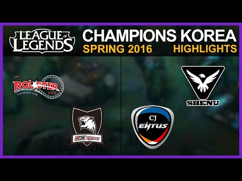 [Highlights] KT vs ROX & SBENU vs CJ / W2D2 / LCK Spring 2016